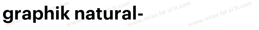 graphik natural字体转换